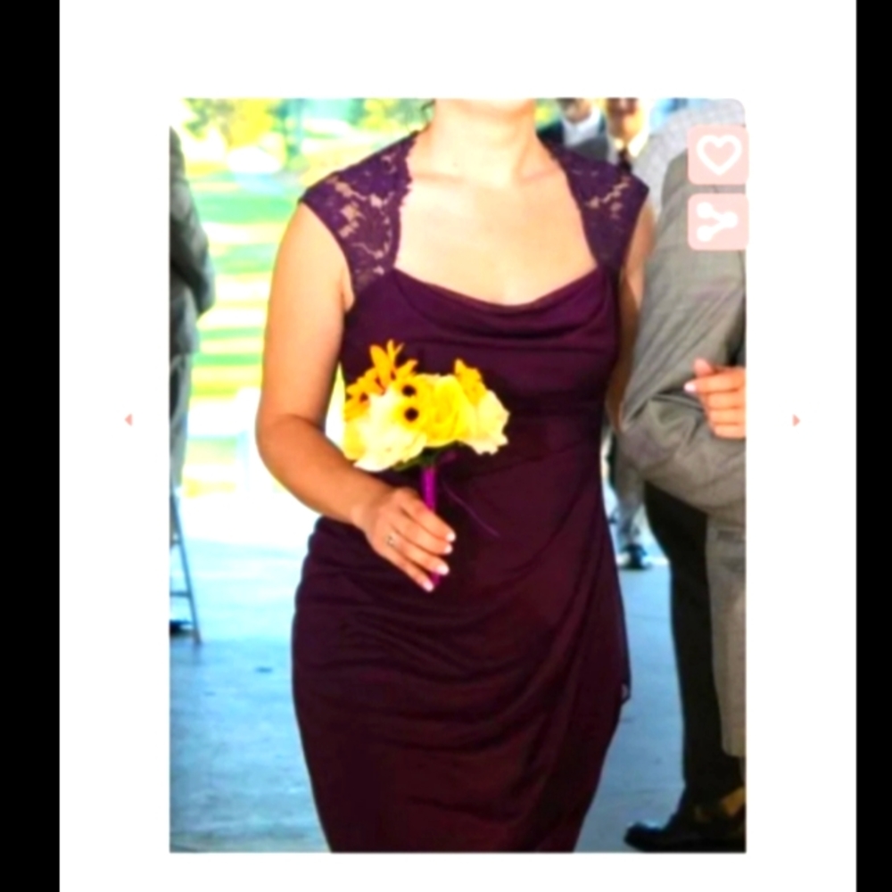 David's bridal bridesmaid gown